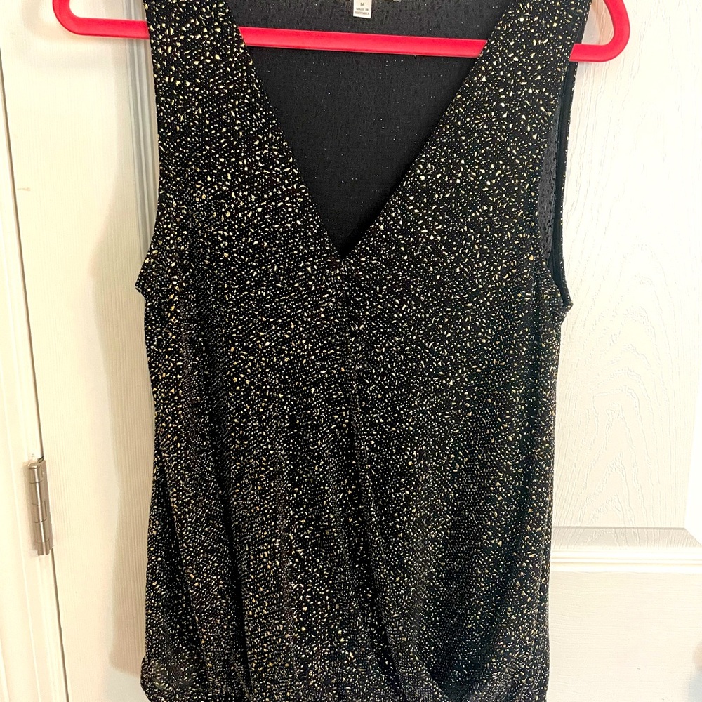 Eri+Ali blousy, sleeveless top. Size M, runs big, purchased at Anthropologie.